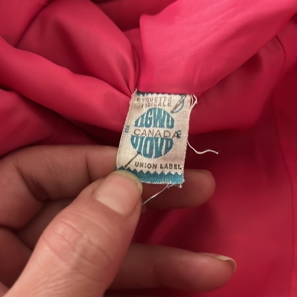 Vintage RARE Hot Pink Auckie Sanft Pure Virgin Wool Coat - Picture 11 of 16